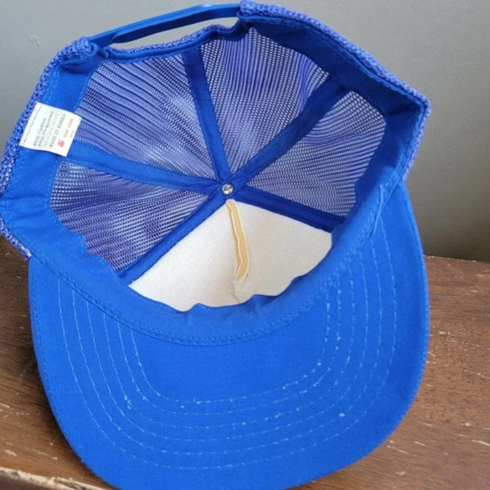 Vtg Walker Advantage Muffler Snapback Mesh Trucker Hat Cap 1980s Automotive 80's